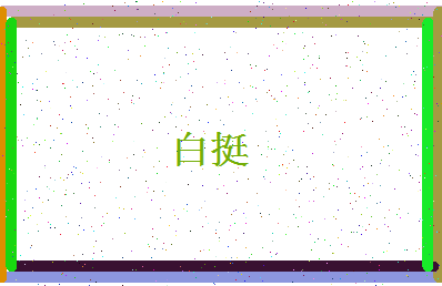 「白挺」姓名分数95分-白挺名字评分解析-第4张图片