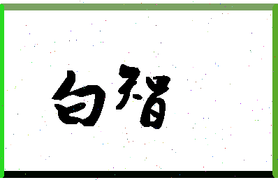 「白智」姓名分数93分-白智名字评分解析