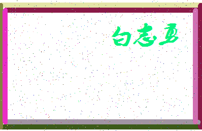 「白志勇」姓名分数85分-白志勇名字评分解析-第3张图片