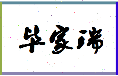 「毕家瑞」姓名分数98分-毕家瑞名字评分解析-第1张图片