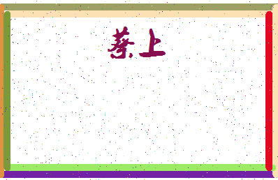 「蔡上」姓名分数66分-蔡上名字评分解析-第4张图片