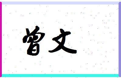 「曾文」姓名分数98分-曾文名字评分解析