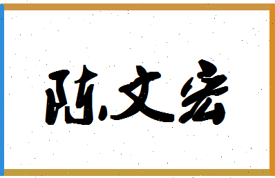 「陈文宏」姓名分数74分-陈文宏名字评分解析