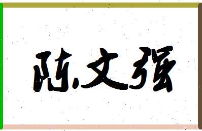 「陈文强」姓名分数80分-陈文强名字评分解析