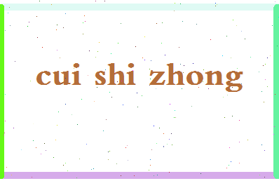 「崔世忠」姓名分数81分-崔世忠名字评分解析-第2张图片