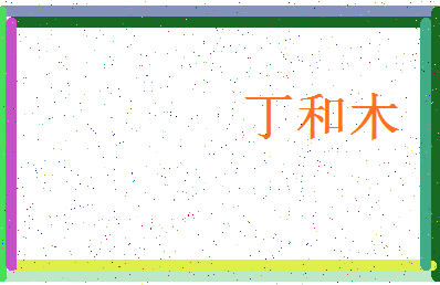 「丁和木」姓名分数66分-丁和木名字评分解析-第3张图片