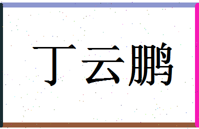 「丁云鹏」姓名分数91分-丁云鹏名字评分解析