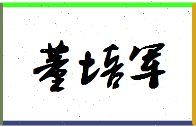 「董培军」姓名分数77分-董培军名字评分解析-第1张图片