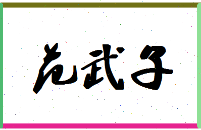 「范武子」姓名分数93分-范武子名字评分解析