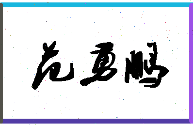 「范勇鹏」姓名分数80分-范勇鹏名字评分解析