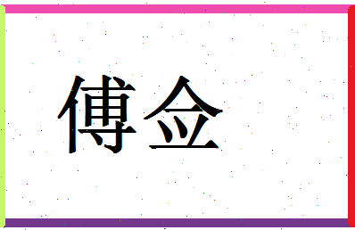 「傅佥」姓名分数93分-傅佥名字评分解析