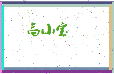 「高小宝」姓名分数98分-高小宝名字评分解析-第4张图片
