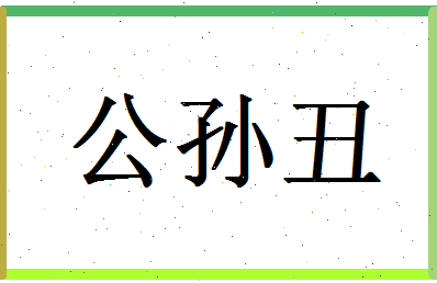 「公孙丑」姓名分数85分-公孙丑名字评分解析-第1张图片