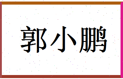 「郭小鹏」姓名分数85分-郭小鹏名字评分解析-第1张图片