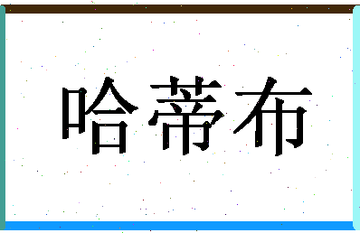 「哈蒂布」姓名分数82分-哈蒂布名字评分解析-第1张图片