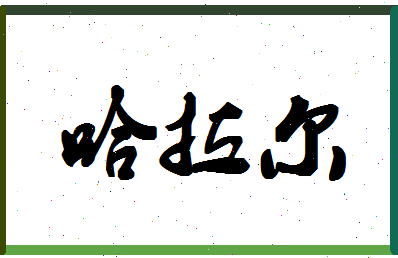 「哈拉尔」姓名分数93分-哈拉尔名字评分解析