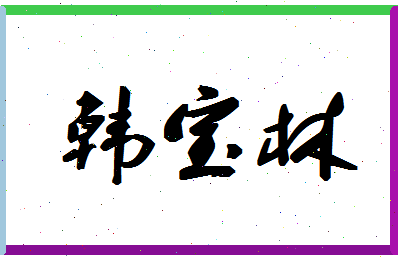 「韩宝林」姓名分数85分-韩宝林名字评分解析