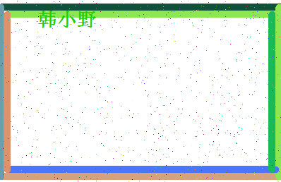 「韩小野」姓名分数74分-韩小野名字评分解析-第4张图片