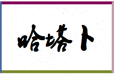 「哈塔卜」姓名分数91分-哈塔卜名字评分解析