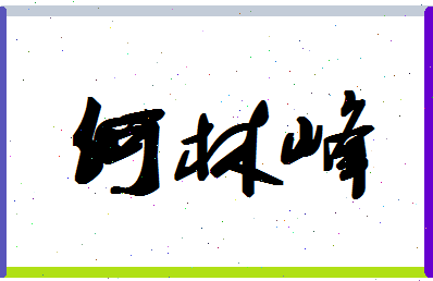 「何林峰」姓名分数98分-何林峰名字评分解析