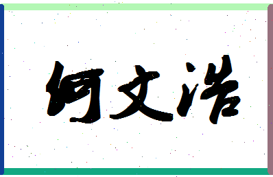 「何文浩」姓名分数85分-何文浩名字评分解析-第1张图片