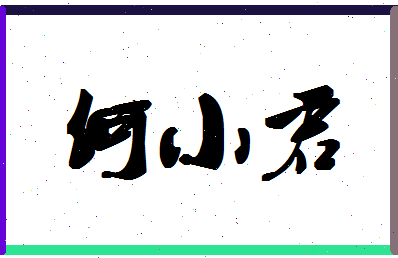 「何小君」姓名分数74分-何小君名字评分解析-第1张图片