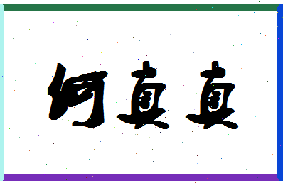 「何真真」姓名分数74分-何真真名字评分解析