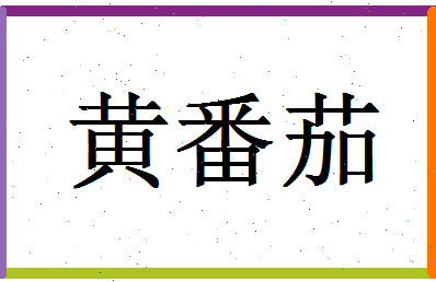 「黄番茄」姓名分数98分-黄番茄名字评分解析