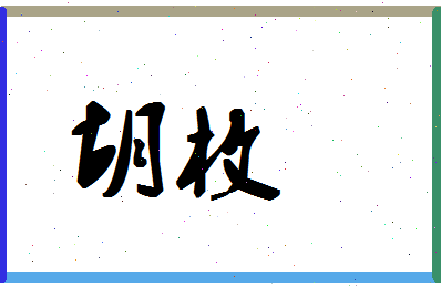 「胡枚」姓名分数62分-胡枚名字评分解析