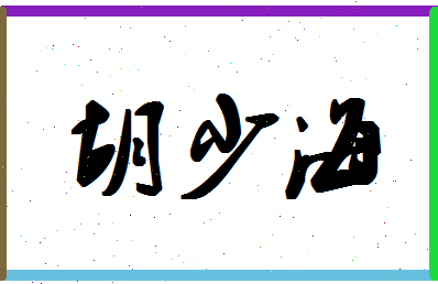 「胡少海」姓名分数72分-胡少海名字评分解析-第1张图片