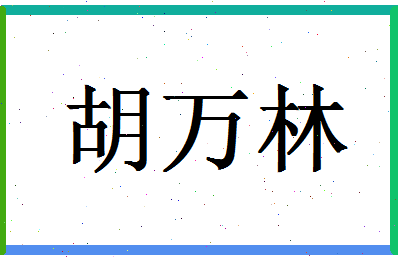 「胡万林」姓名分数65分-胡万林名字评分解析