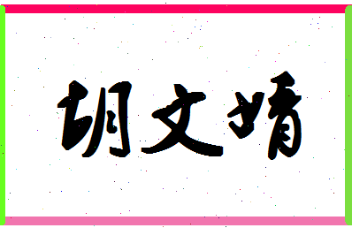 「胡文婧」姓名分数72分-胡文婧名字评分解析