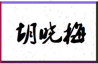 「胡晓梅」姓名分数62分-胡晓梅名字评分解析