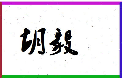 「胡毅」姓名分数64分-胡毅名字评分解析-第1张图片