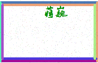 「蒋巍」姓名分数80分-蒋巍名字评分解析-第3张图片