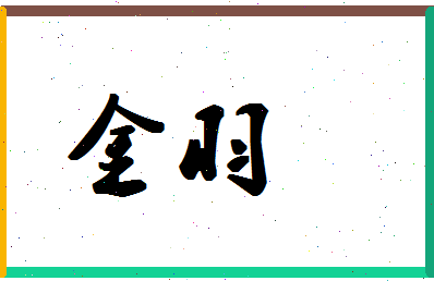 「金羽」姓名分数67分-金羽名字评分解析-第1张图片