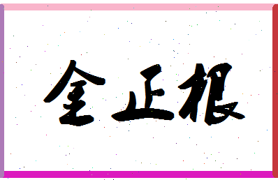 「金正根」姓名分数93分-金正根名字评分解析