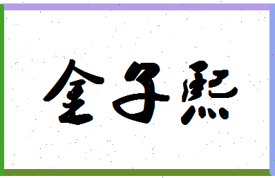 「金子熙」姓名分数89分-金子熙名字评分解析