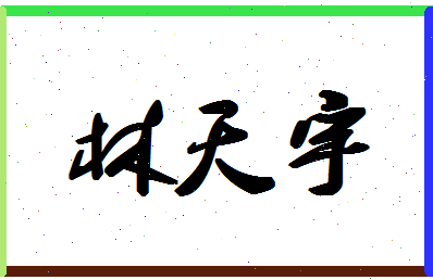 「林天宇」姓名分数72分-林天宇名字评分解析