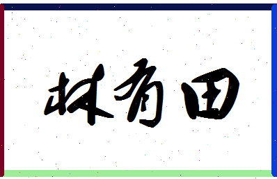 「林有田」姓名分数74分-林有田名字评分解析