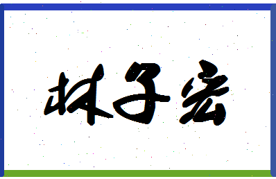 「林子宏」姓名分数80分-林子宏名字评分解析-第1张图片