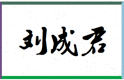 「刘成君」姓名分数80分-刘成君名字评分解析