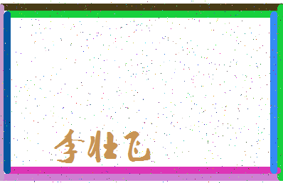 「李壮飞」姓名分数85分-李壮飞名字评分解析-第3张图片