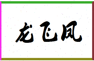 「龙飞凤」姓名分数98分-龙飞凤名字评分解析-第1张图片