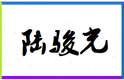 「陆骏光」姓名分数95分-陆骏光名字评分解析-第1张图片