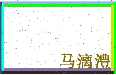 「马漓澧」姓名分数93分-马漓澧名字评分解析-第4张图片