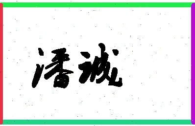 「潘诚」姓名分数90分-潘诚名字评分解析