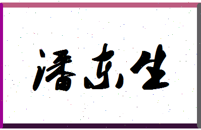 「潘东生」姓名分数95分-潘东生名字评分解析-第1张图片