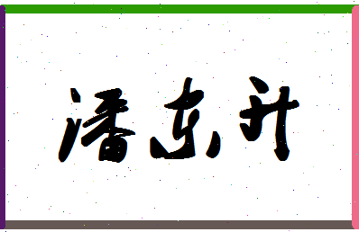 「潘东升」姓名分数82分-潘东升名字评分解析-第1张图片