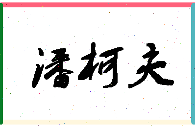 「潘柯夫」姓名分数98分-潘柯夫名字评分解析